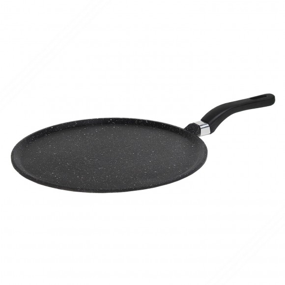 Flat aluminium pan for piadina, crepes or tortillas. Diameter 32 cm.