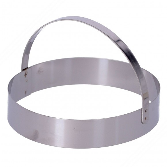 Flat aluminium pan for piadina, crepes or tortillas. Diameter 32 cm.