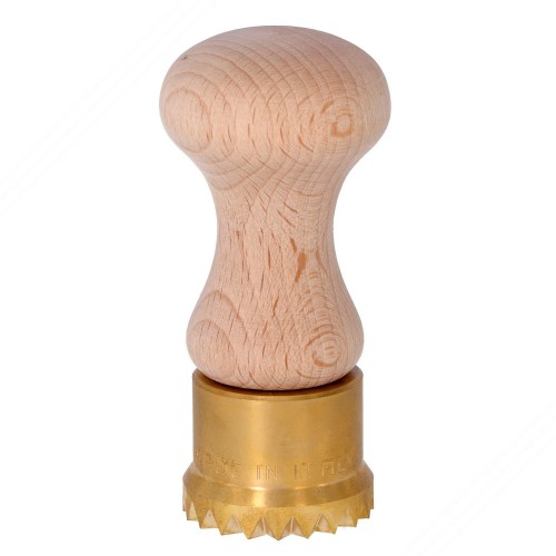 Brass Round Ravioli Stamp