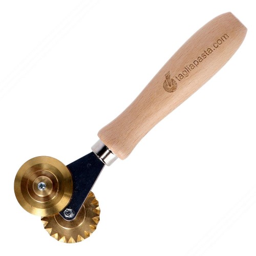 Pasta Cutter Wheel, Ravioli Cutter Wheel With Long Wooden Handle